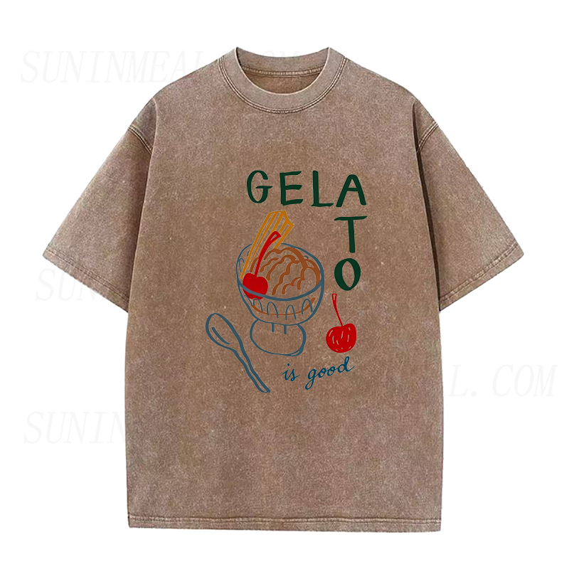 Retro Gelato Is Good Unisex Tee