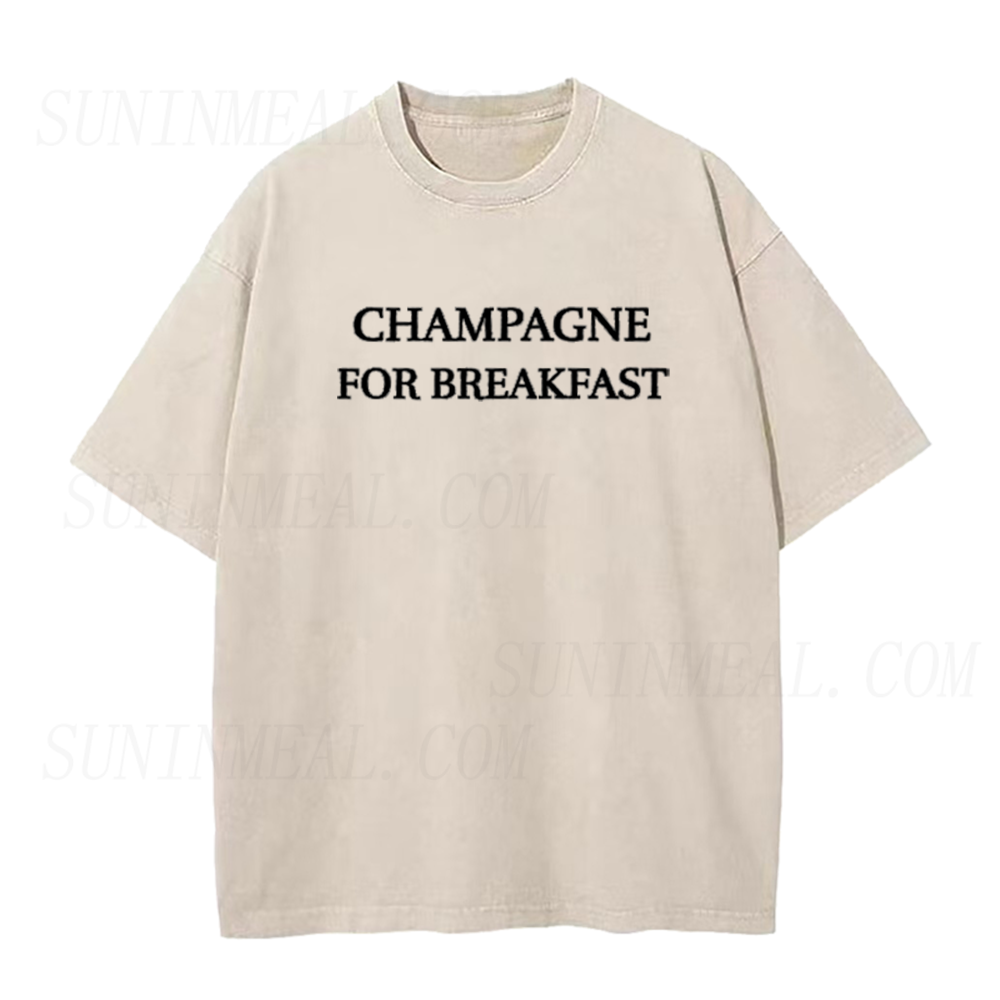 Champagne For Breakfast Unisex Tee