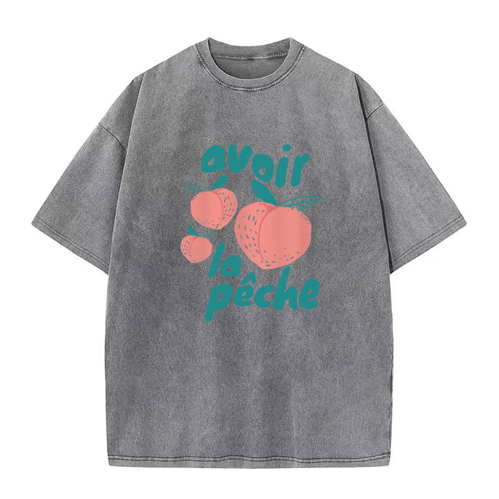 Avoir la Pêche ユニセックスTシャツ