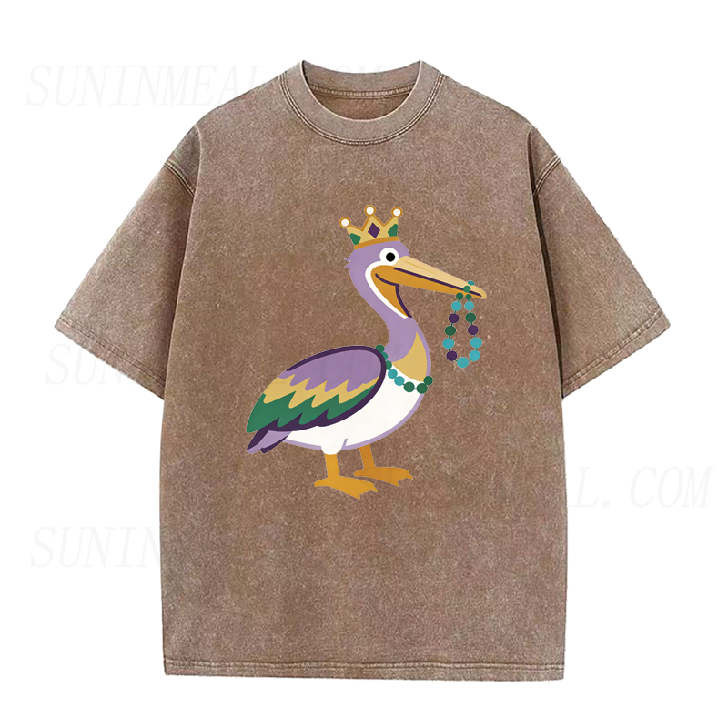 Mardi Gras Pelican Tee