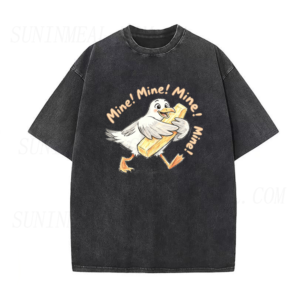 Mine Mine Mine Seagull & Fries Unisex Tee