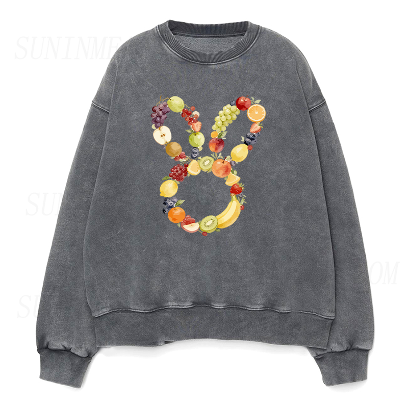 Fruit Bunny Unisex Crewneck Sweatshirt