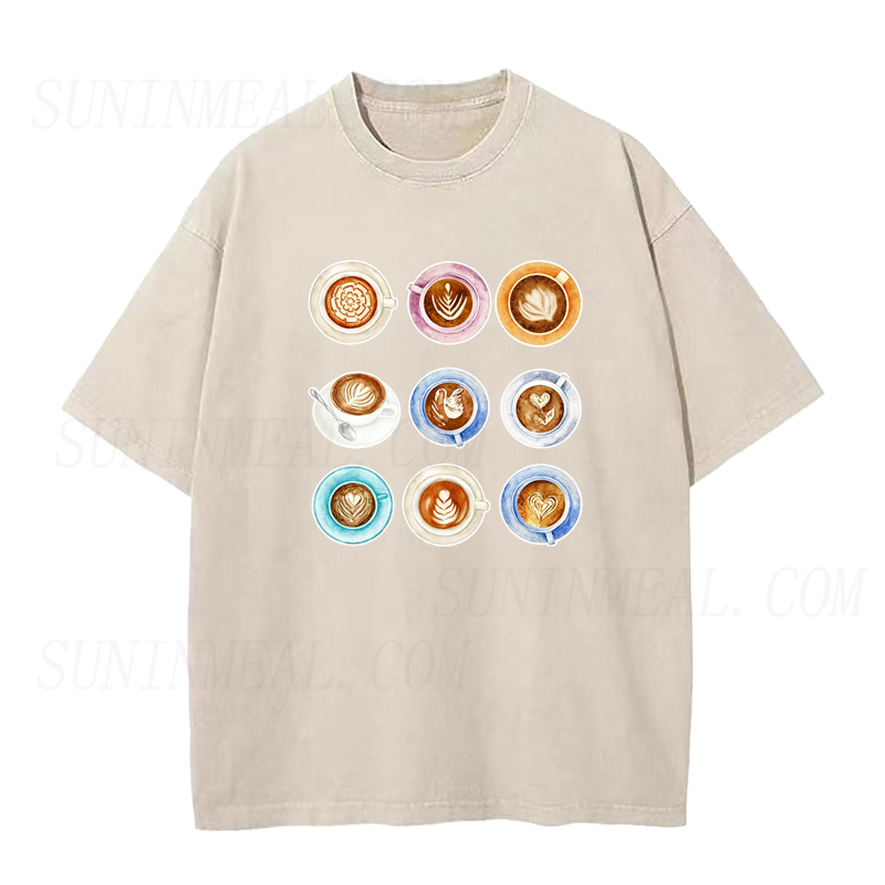 Coffee Latte Art Collection Unisex Tee