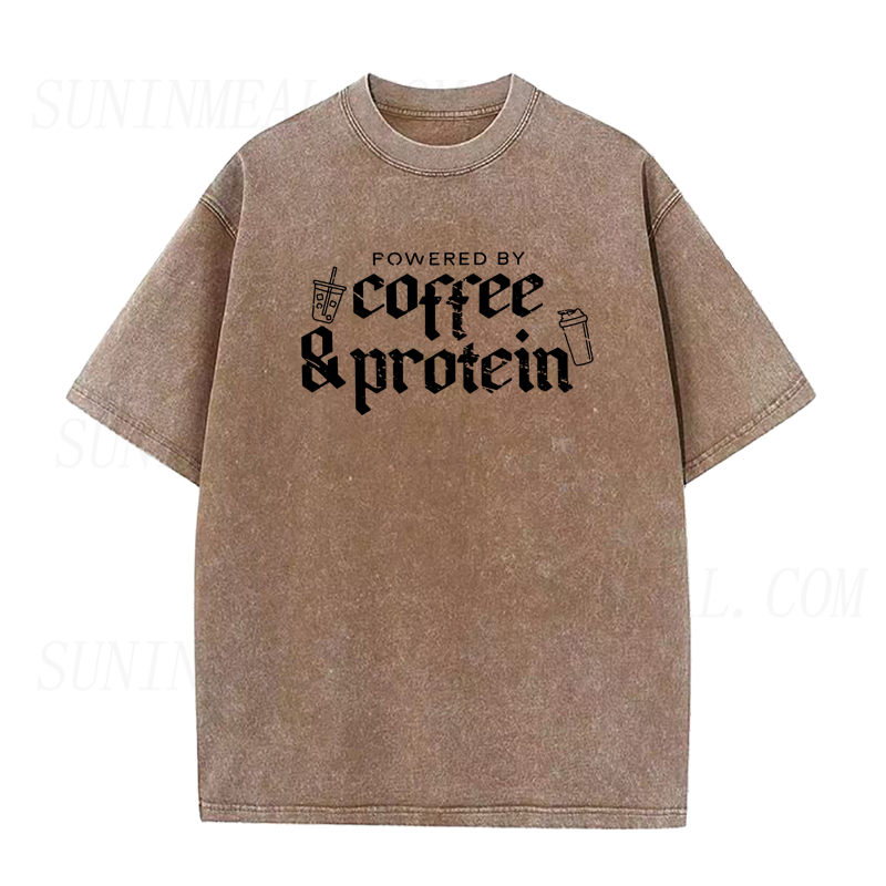 Fueled By Coffee and Protein Tee