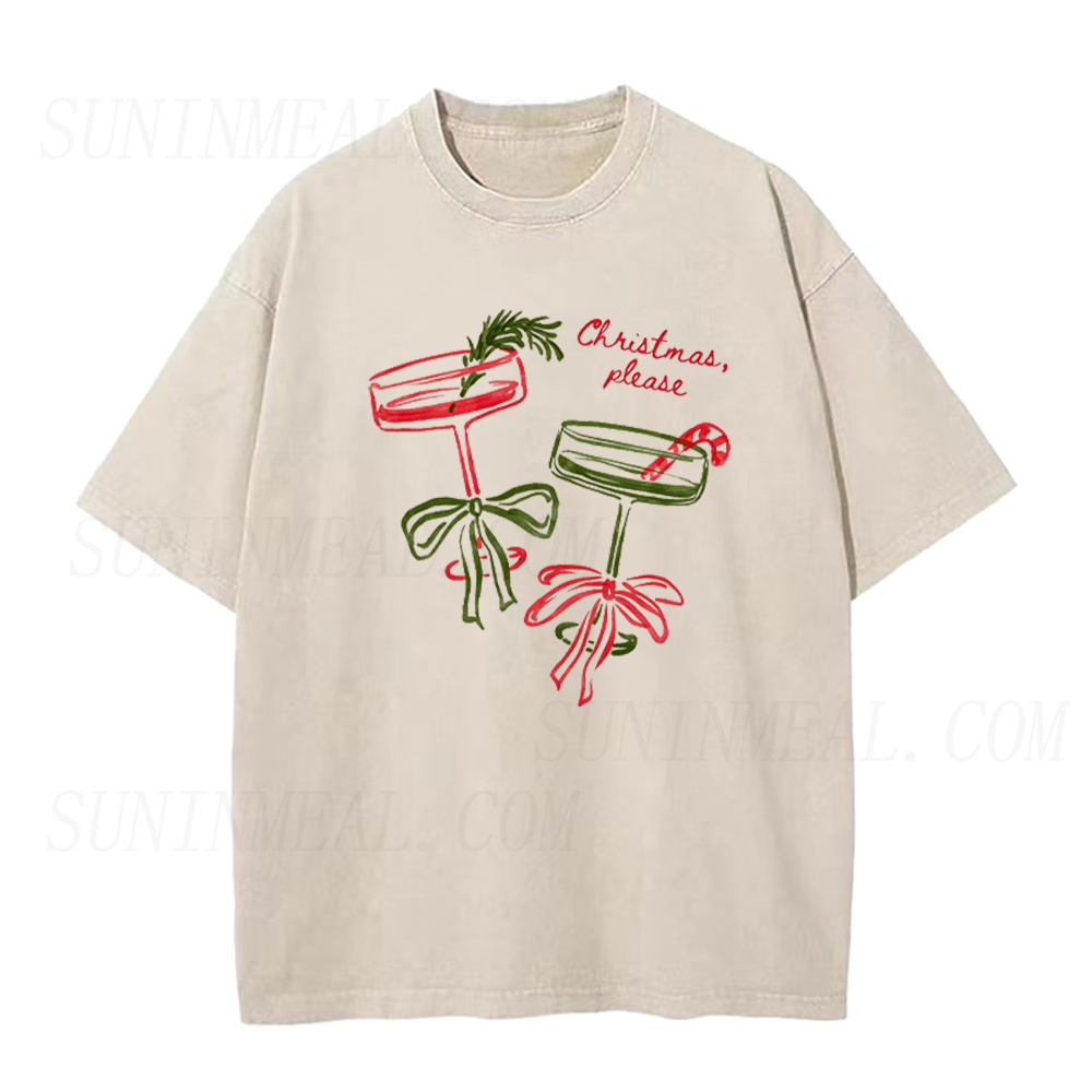 Christmas Please Cocktail Unisex Tee
