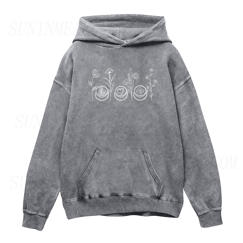 Wildflower Coffee Lover Unisex Hoodie