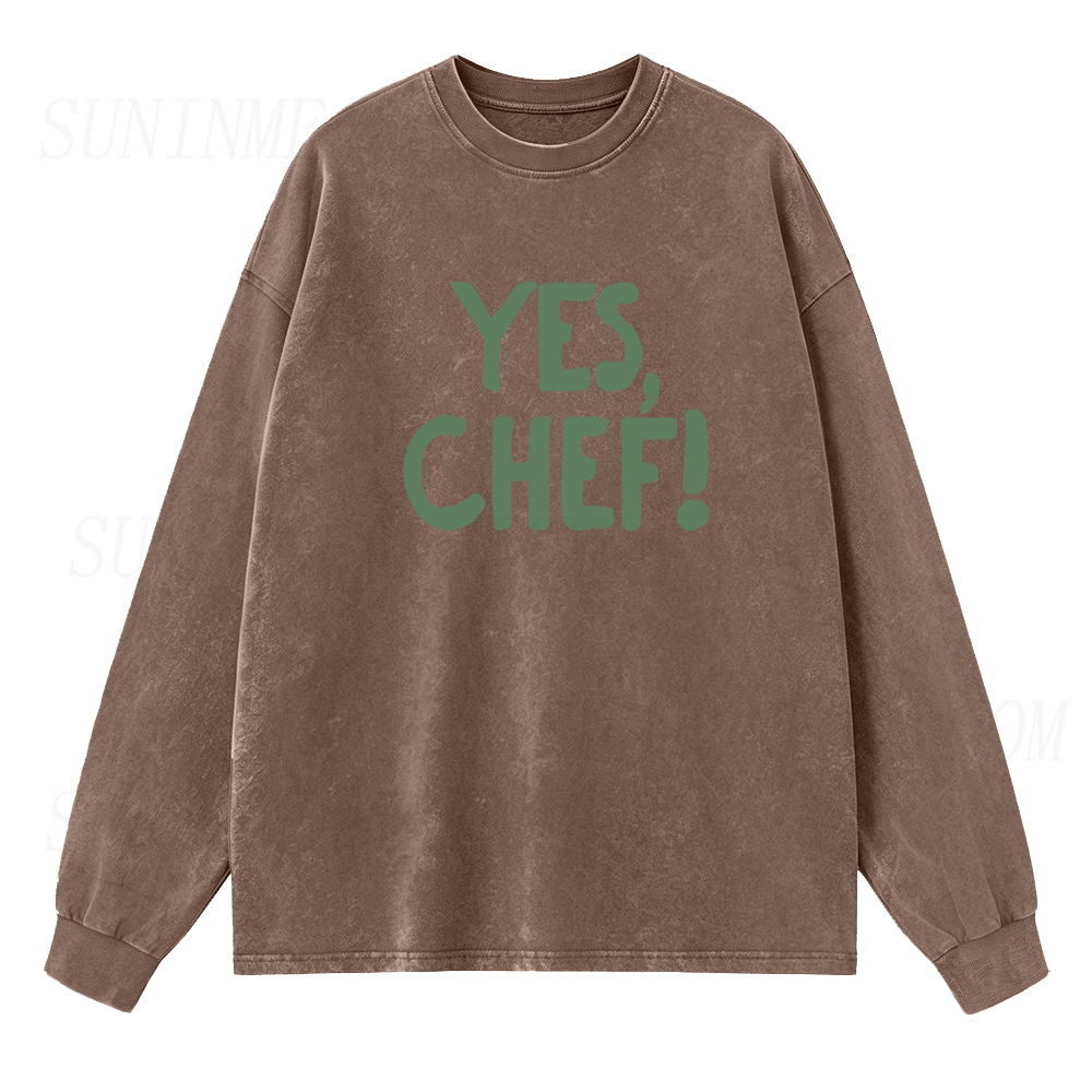 Yes Chef Long Sleeve Unisex Tee