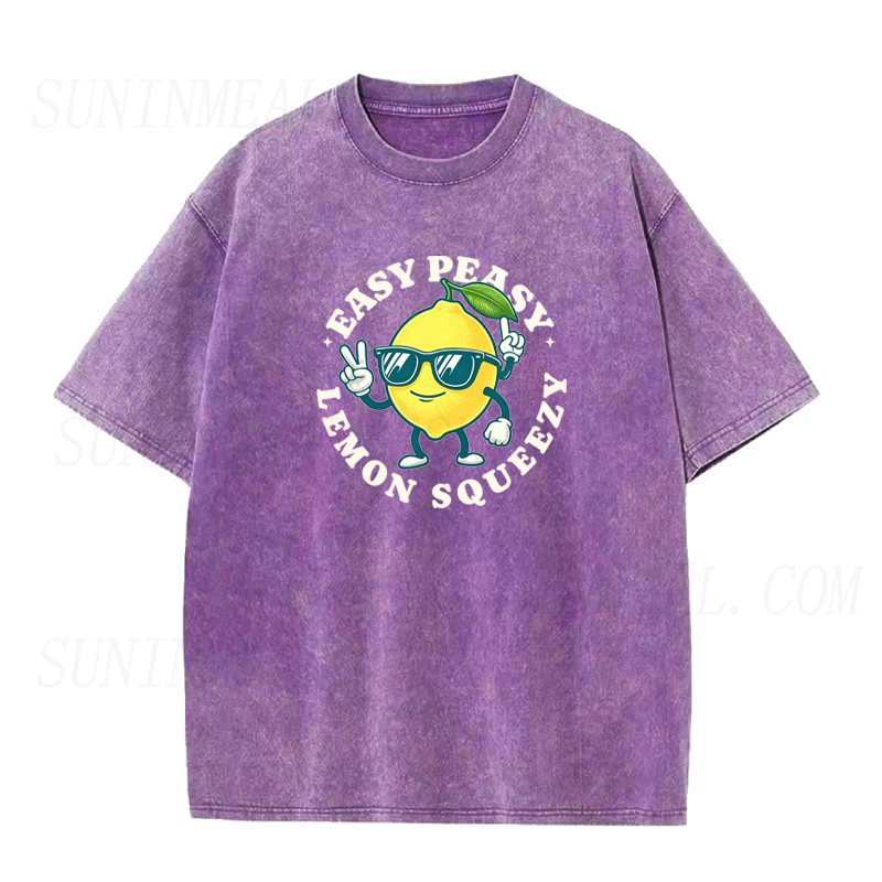 Vintage Easy Peasy Lemon Squeezy Unisex Tee
