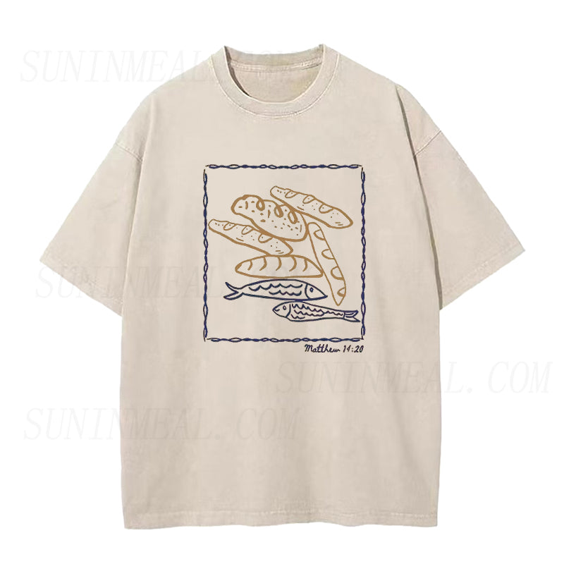 fish and bread Unisex Tee
