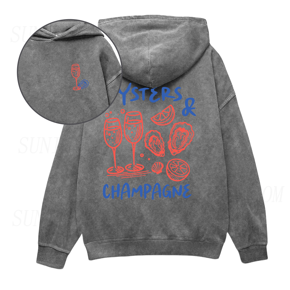 Oysters & Champagne Unisex Hoodie