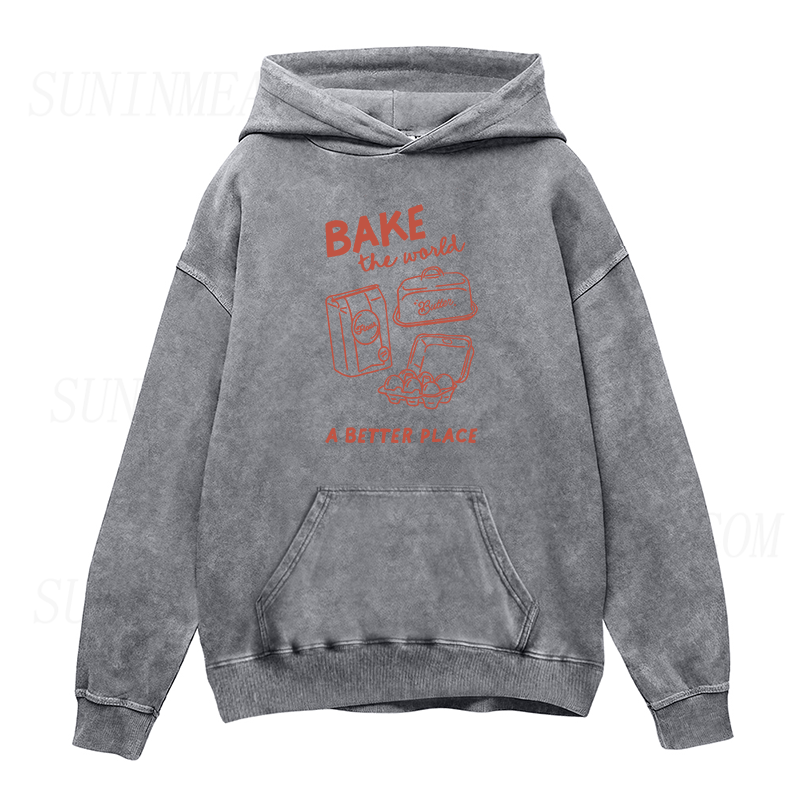 Bake the world a better place Unisex Hoodie