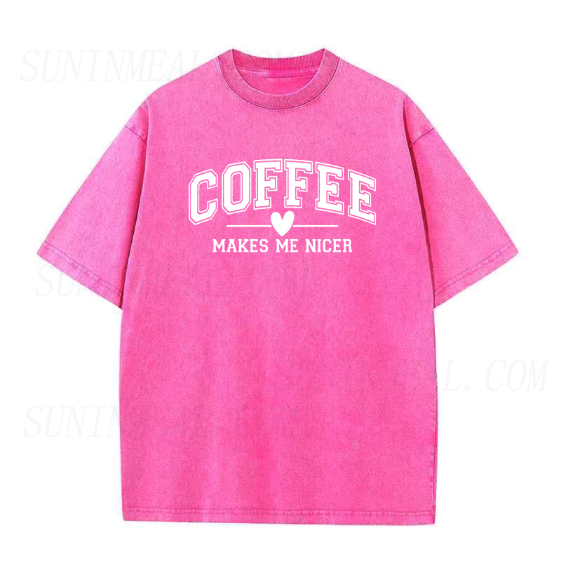 Coffee makes me nicer Unisex Tee