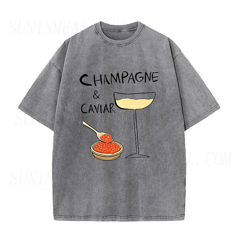 Champagne & Caviar Unisex Tee