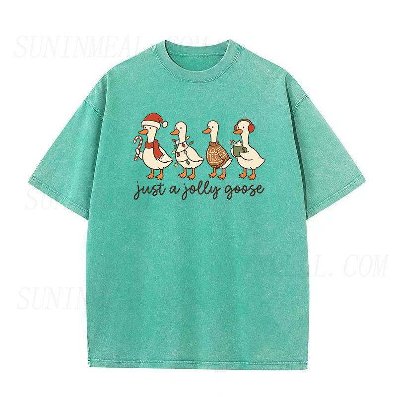 Christmas Goose Unisex Tee