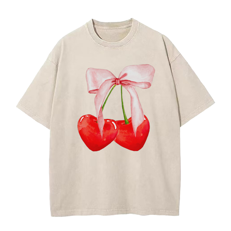 Cherry Hearts Valentines Tee