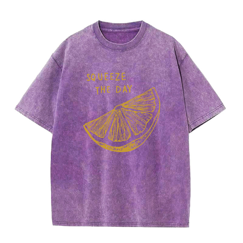 Squeeze the Day lemon Unisex Tee