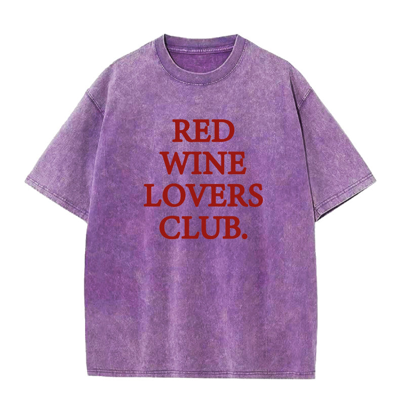Red Wine lovers Club Unisex Tee