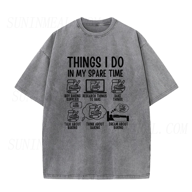Things I Do Baking Unisex Tee