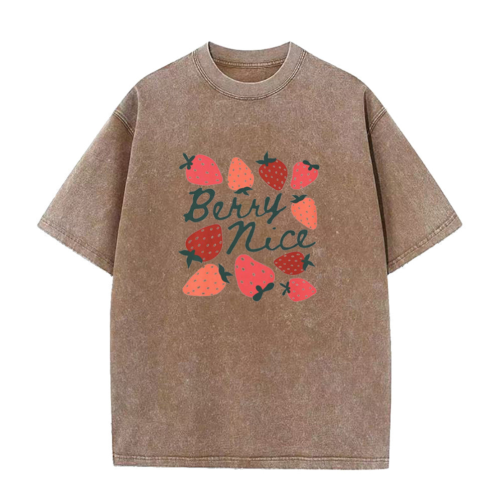 Berry Nice Strawberry Unisex Tee