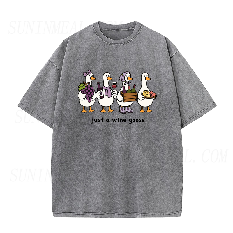 Just A Wine Goose Unisex Tee
