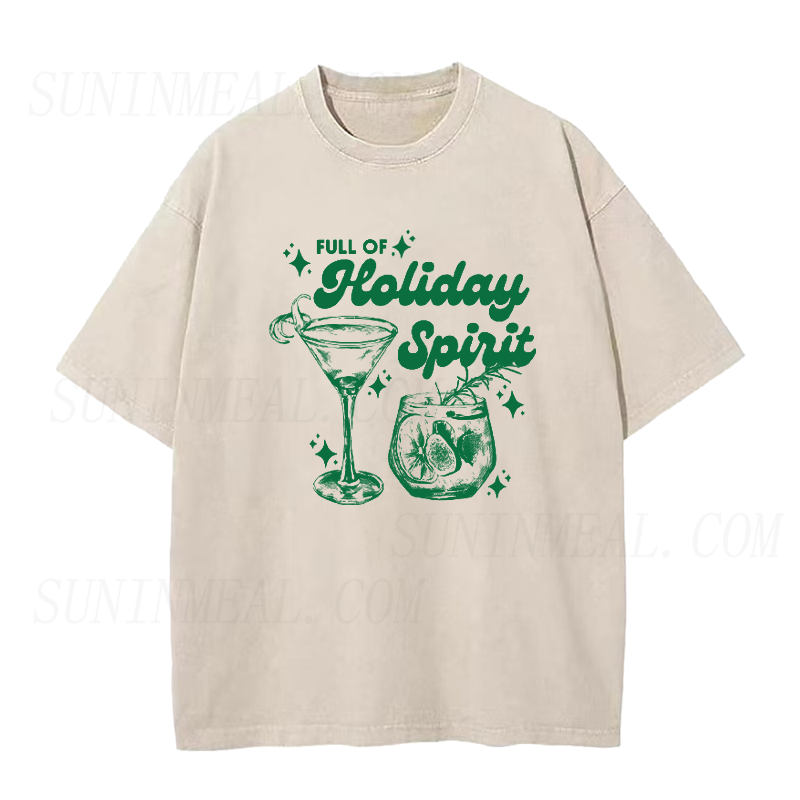 Holiday Spirit Cocktail Unisex Tee