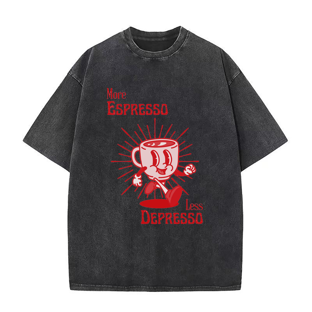 More Espresso Less Depresso Unisex Tee