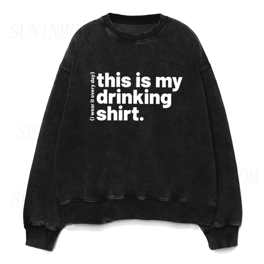 This Is My Drinking Unisex Crewneck Sweatshirt