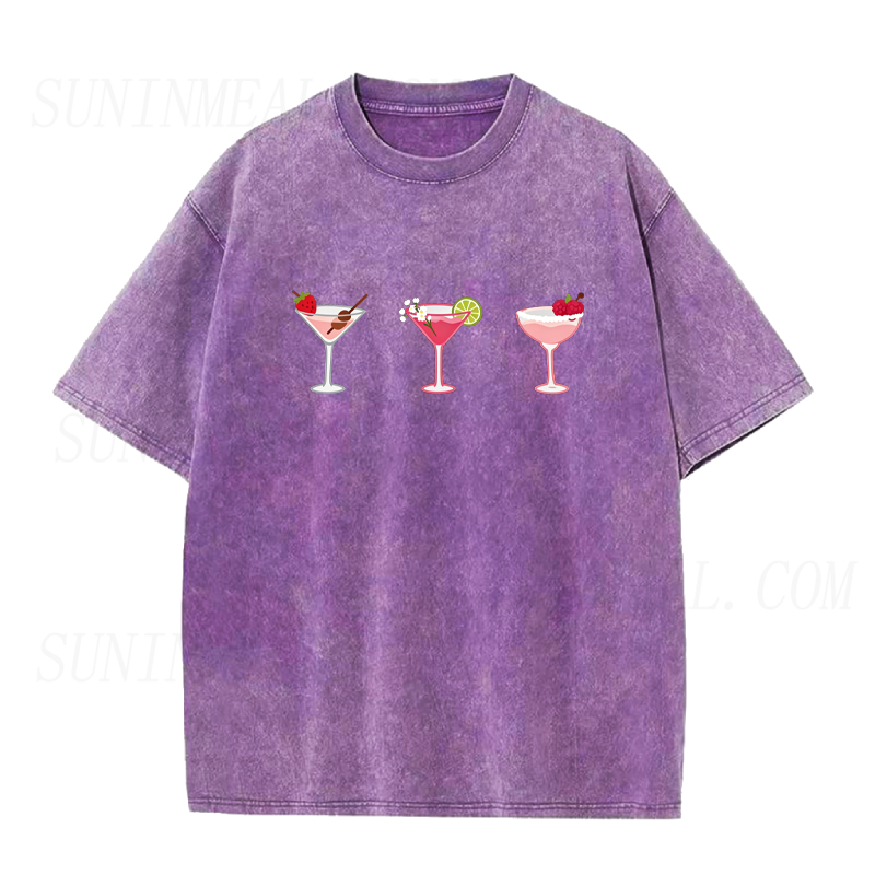 Fruity Pink Martinis Unisex Tee