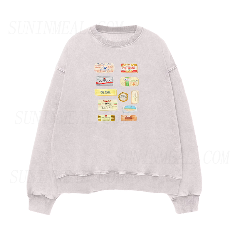 Butter Print Unisex Crewneck Sweatshirt
