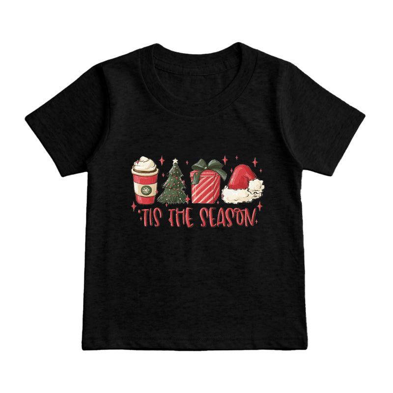 Xmas Presents & Santa Hat Kids T-Shirt