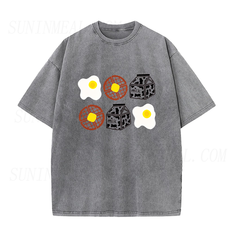 Eggs Waffles & Milk Unisex Tee