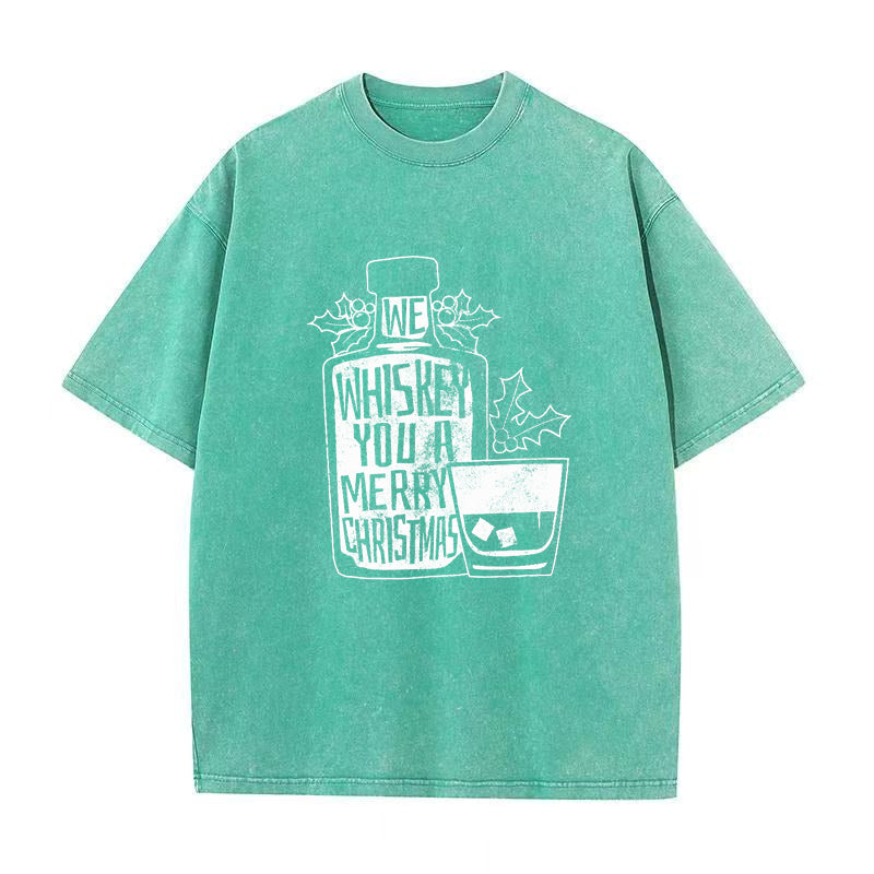 We Whiskey You A Merry Christmas Unisex Tee