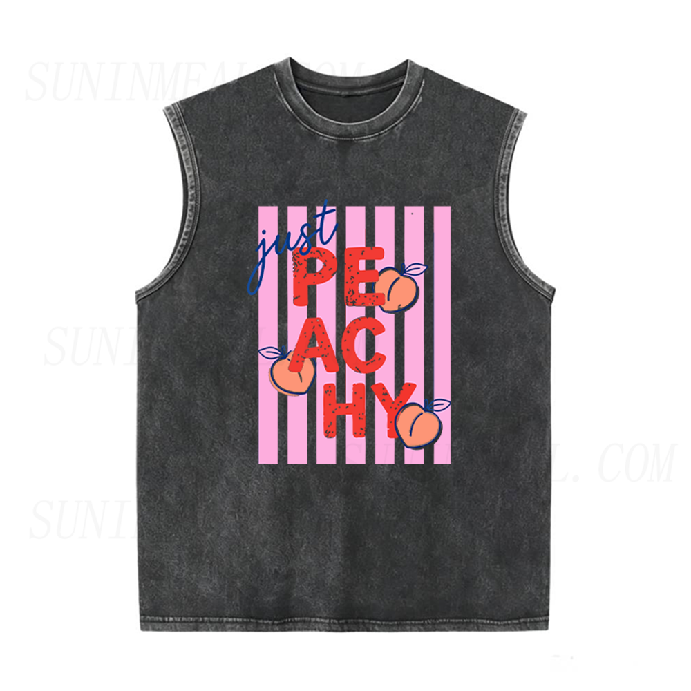 Just Peachy Unisex Tank Top