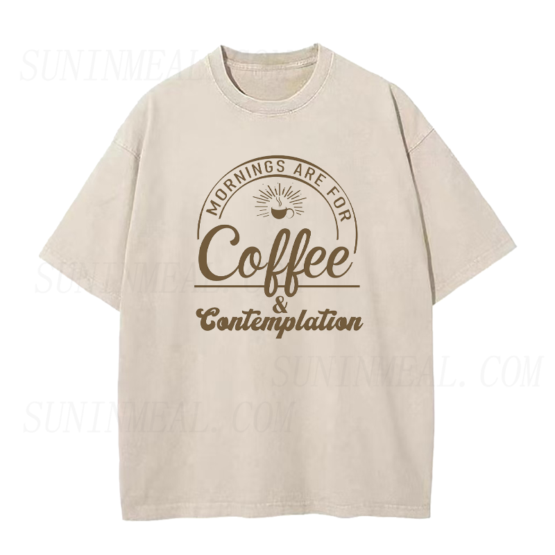 Mornings Are for Coffee and Contemplation Unisex Tee