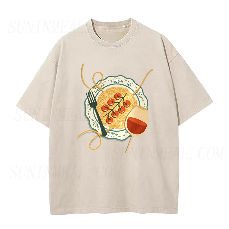 Pasta & Wine Unisex Tee