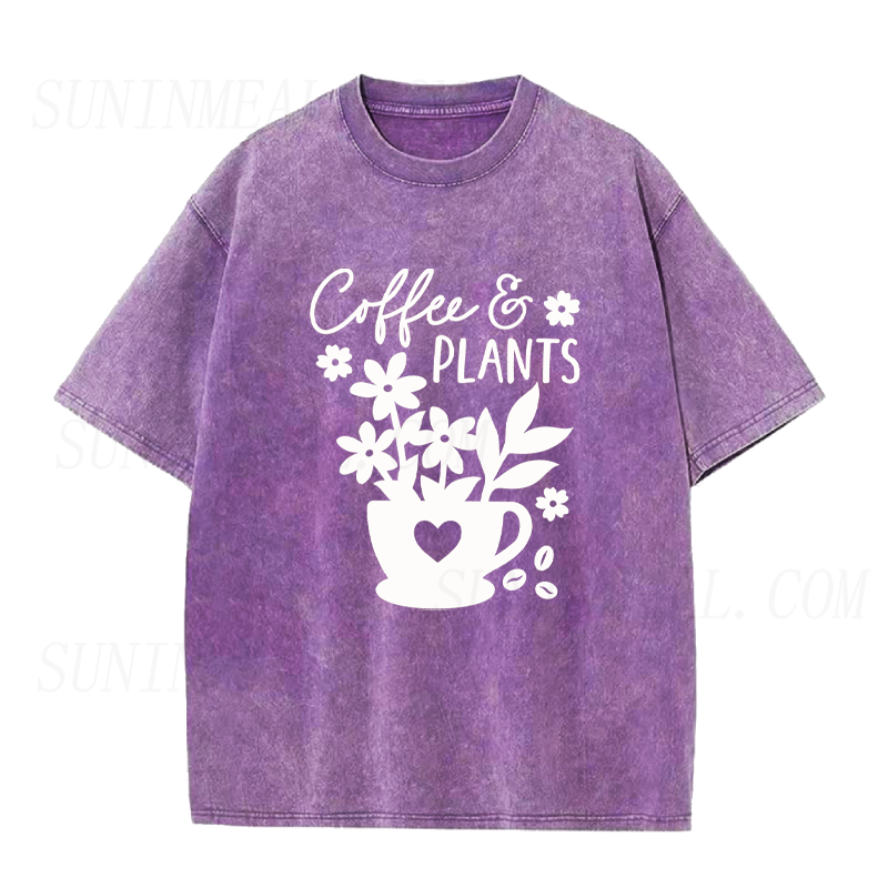 Coffee and Plants Unisex Tee