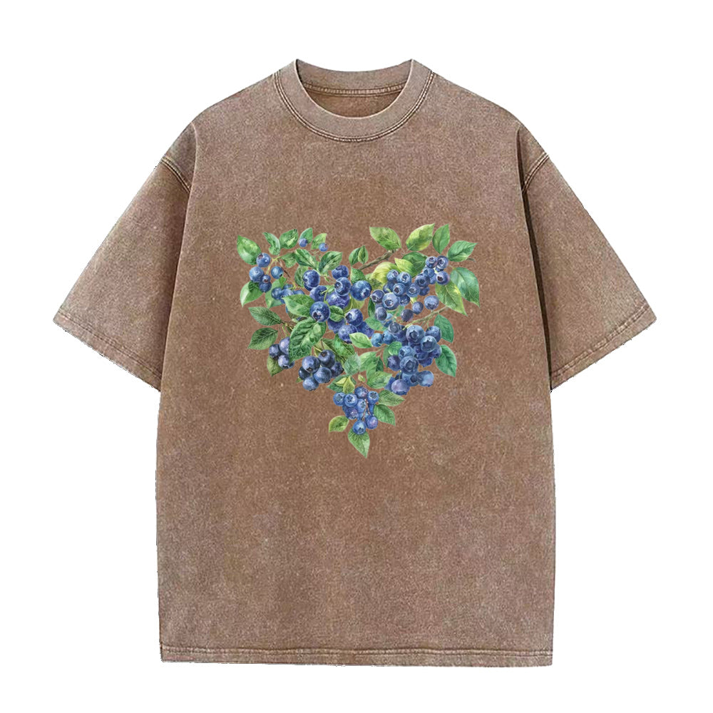 Blueberry heart Unisex Tee