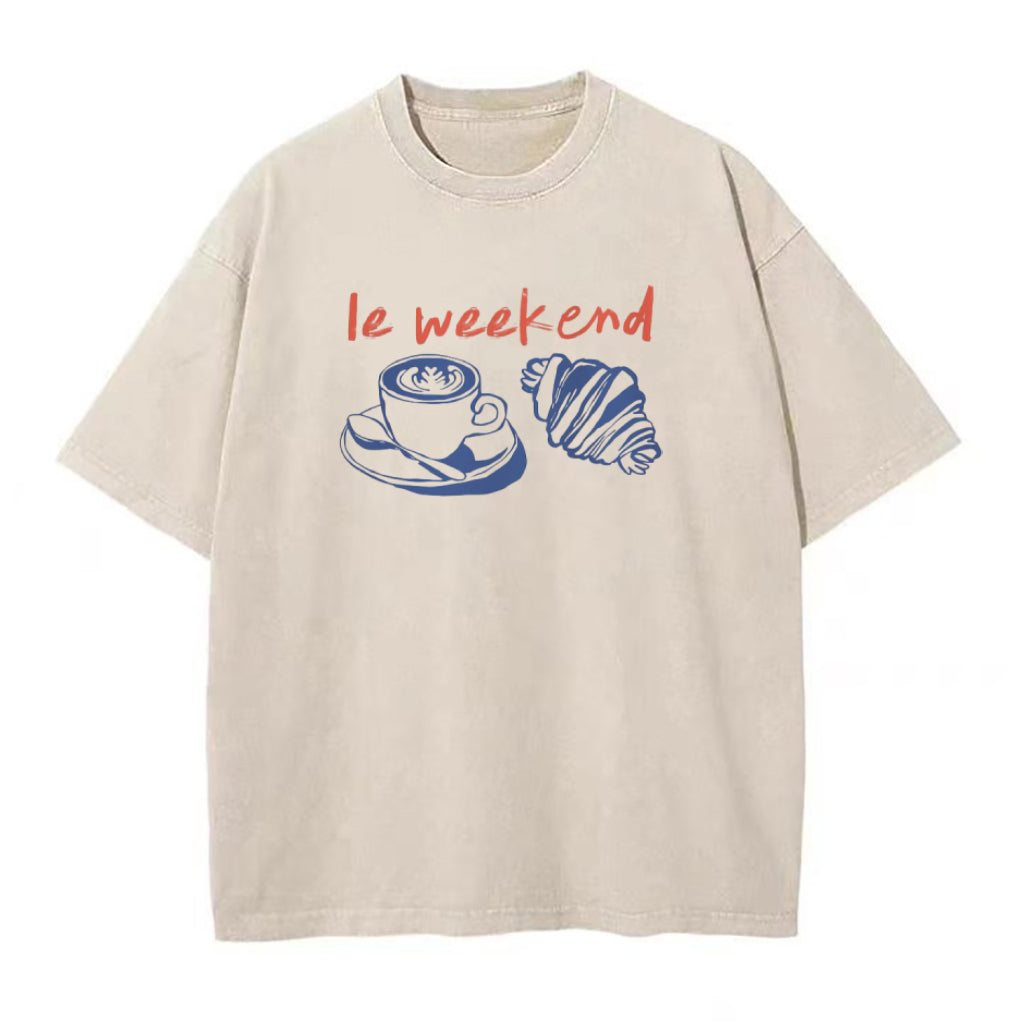 ル・ウィークエンド コーヒー ユニセックス Tシャツ