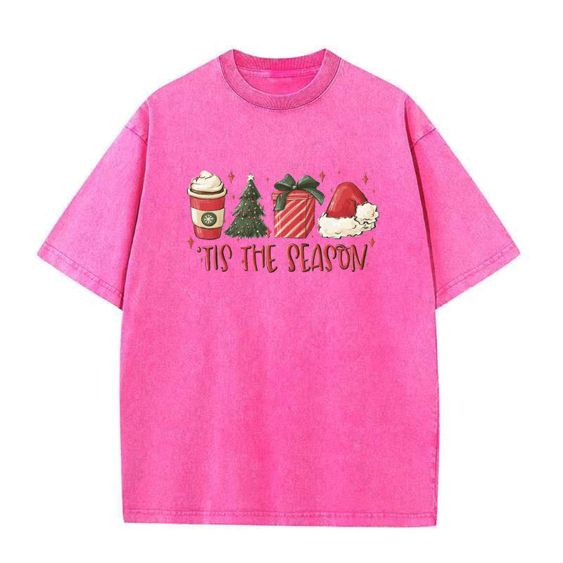 Xmas Presents & Santa Hat Unisex Tee