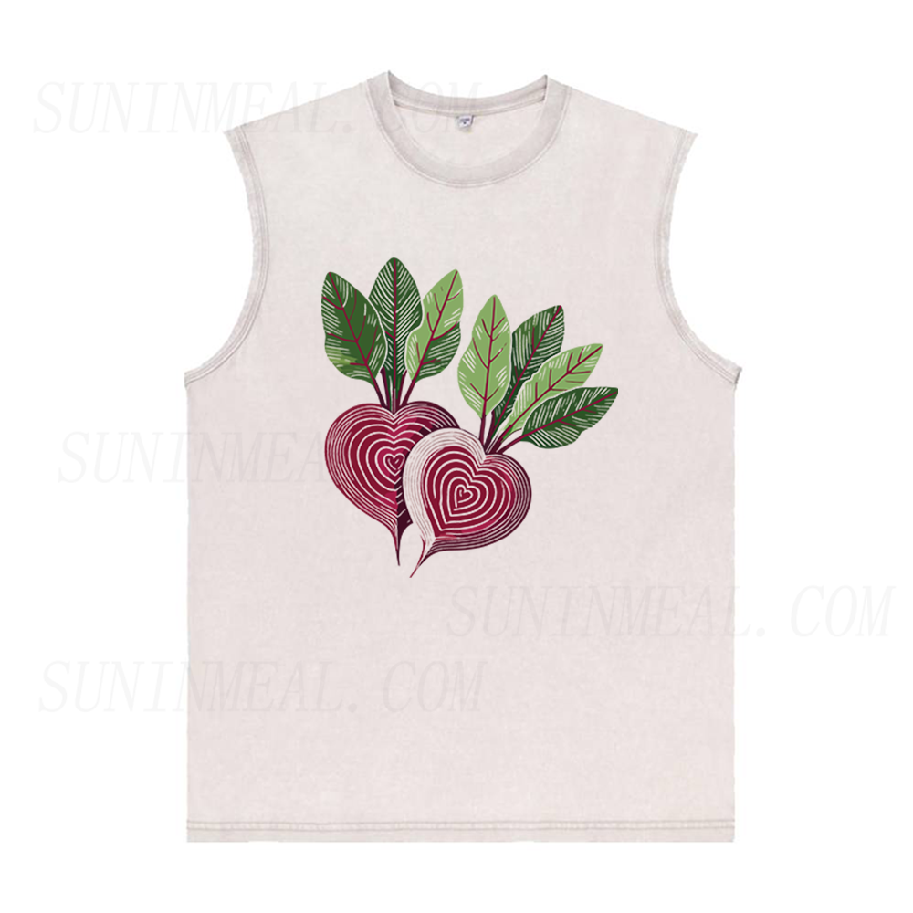 Beet Heart Unisex Tank Top