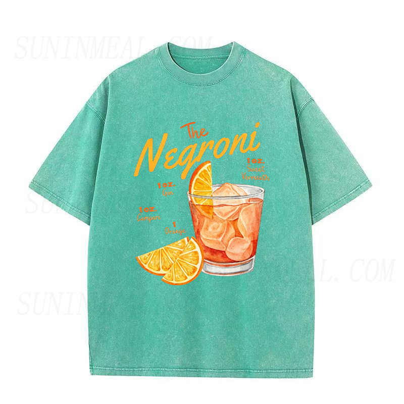 The Negroni Cocktail Recipe Unisex Tee