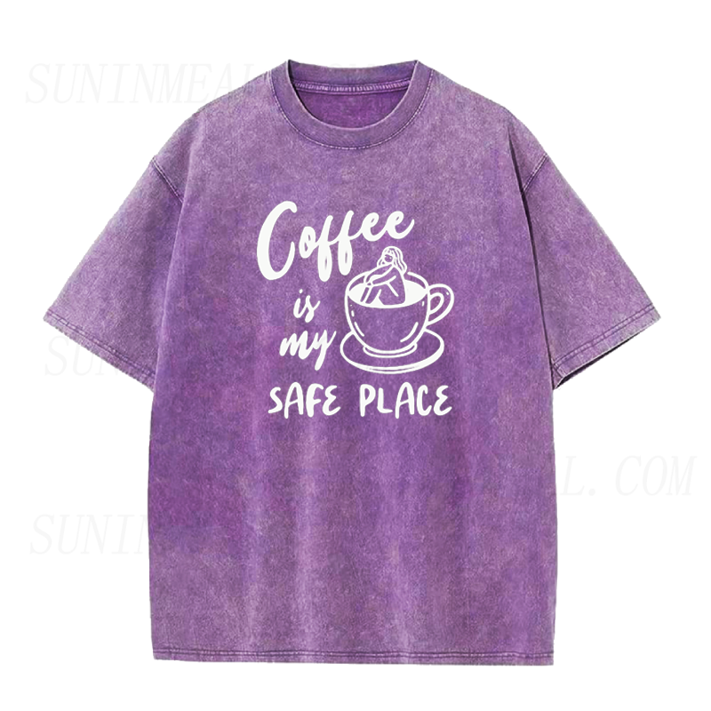 Coffee Is My Safe Place Unisex Tee