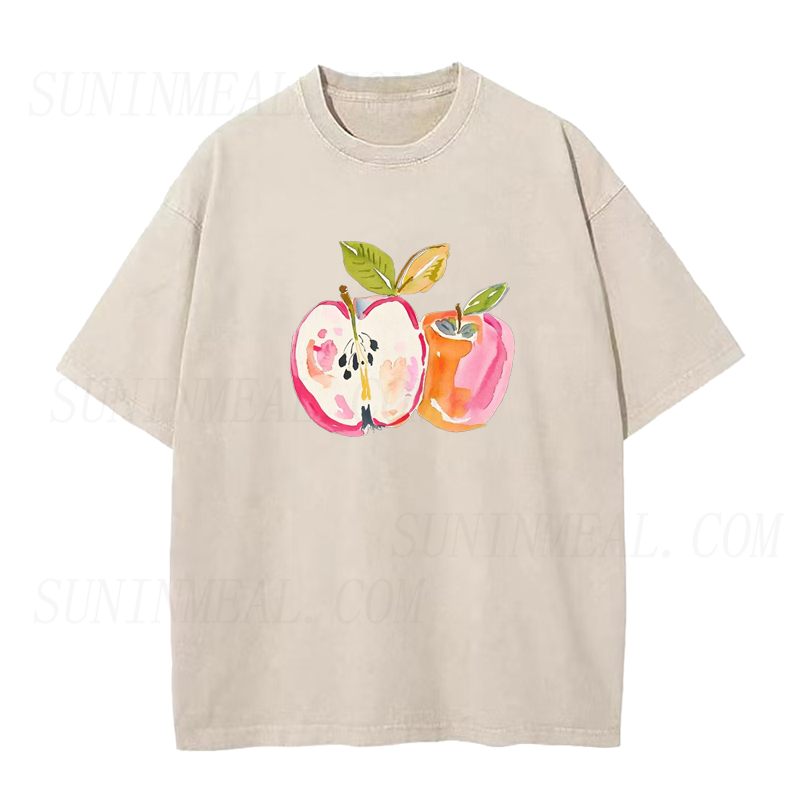 Watercolor Apple Unisex Tee