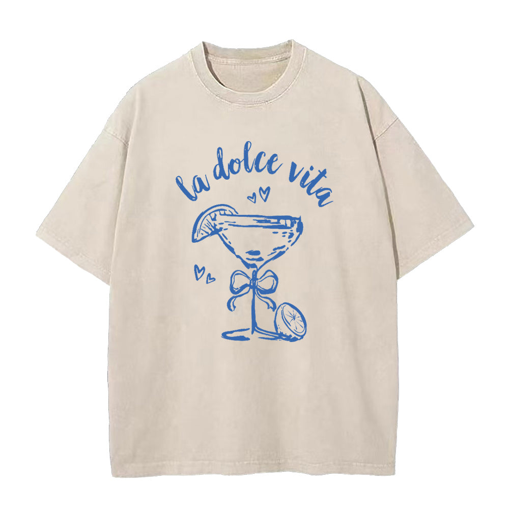 ラ ドルチェ ヴィータ リモンチェッロ ユニセックス Tシャツ