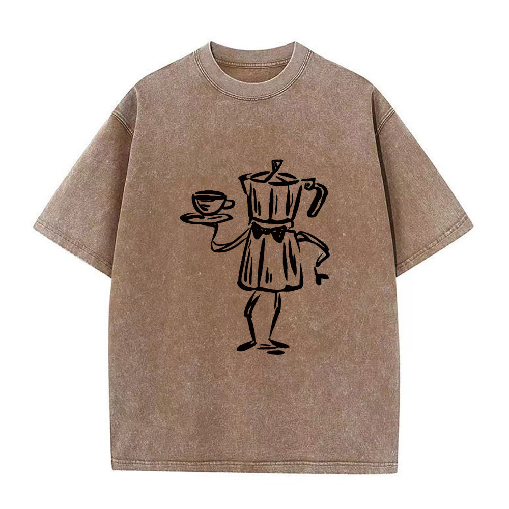 コーヒー?ユニセックスTシャツ