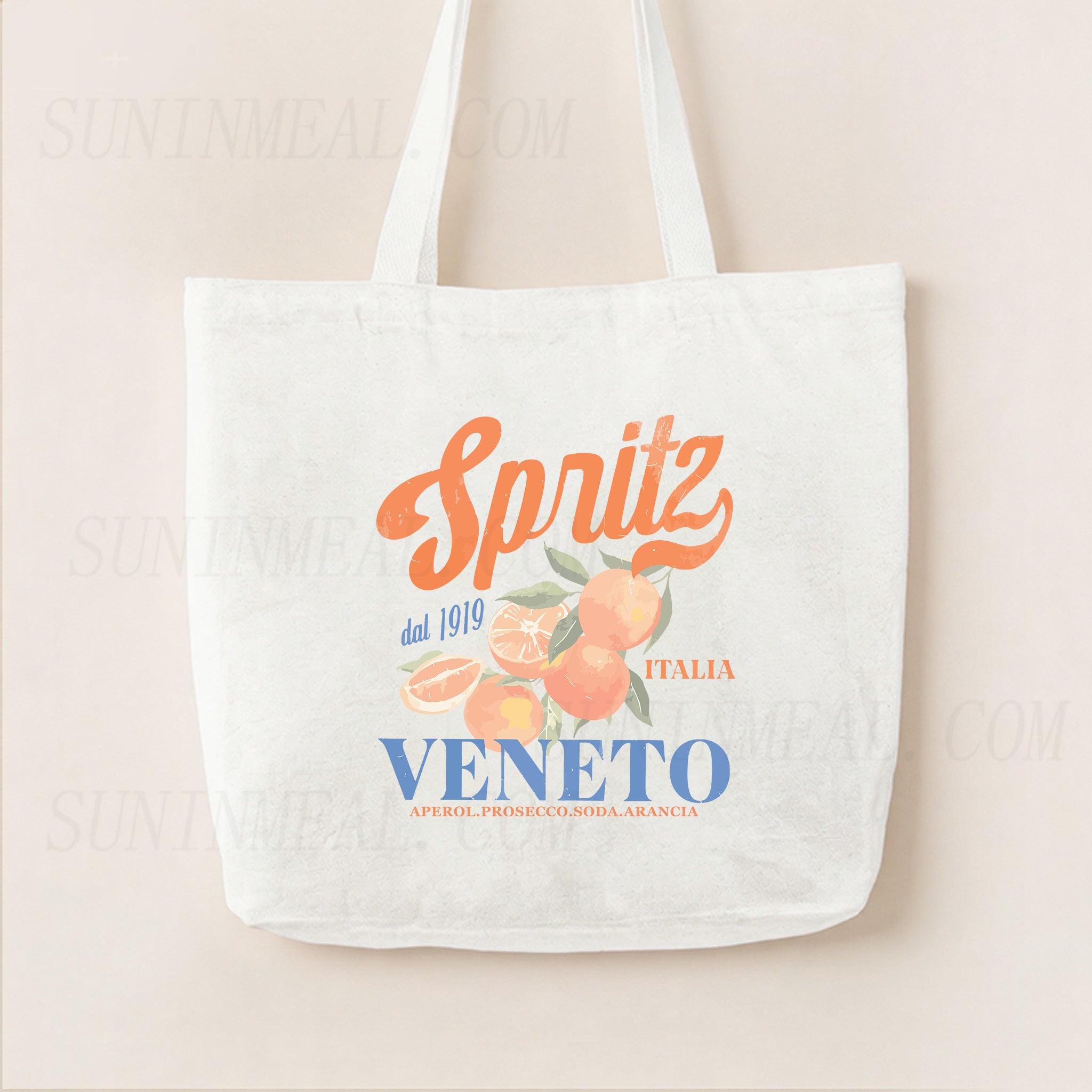 Spritz Veneto Canvas Tote Bag