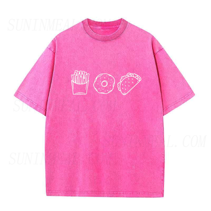 Fries Donut Taco Unisex Tee