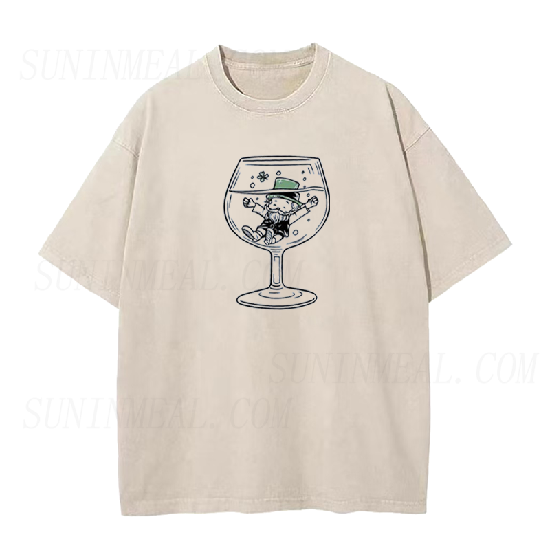 Leprechaun Wine St Patrick's Tee