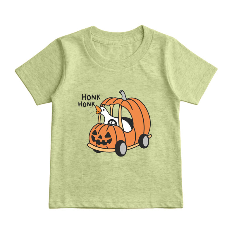 Halloween Goose Machine Kids T-Shirt
