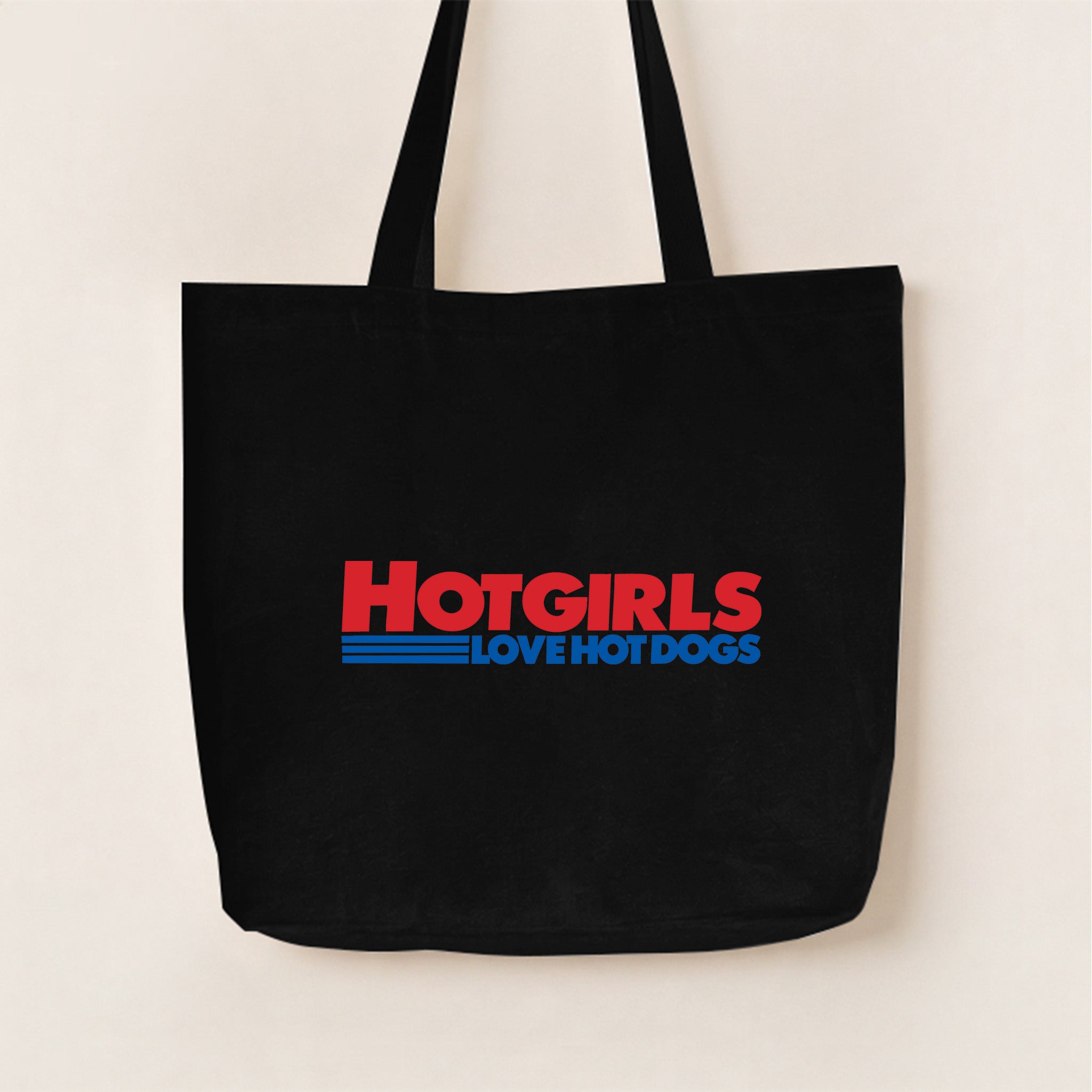 Hot Girls Love Hot Dogs Canvas Tote Bag